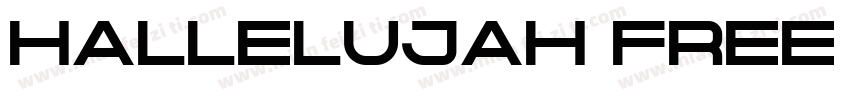 Hallelujah Free Font字体转换